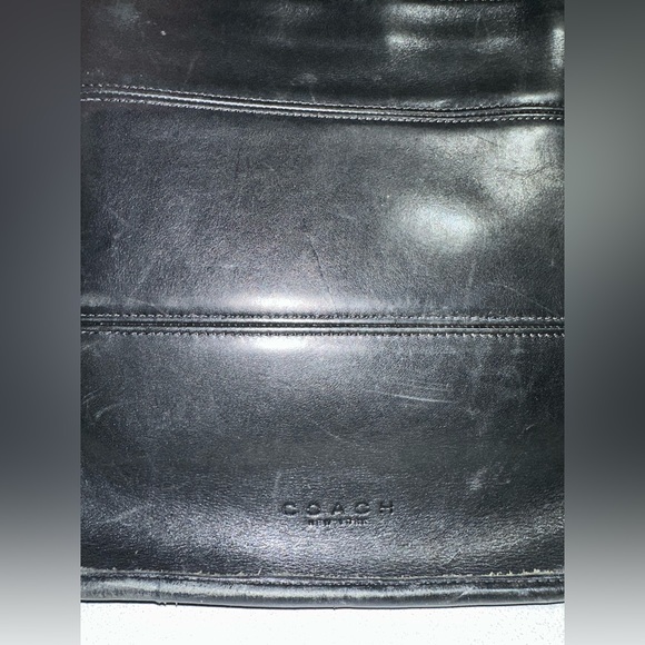 Vintage Coach Tribeca Shopper Handbag Black 9098 - Picture 10 of 10